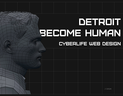 DETROIT Become Human | Cyberlife web design