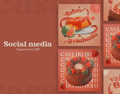 Social media trio #02 - Casa do bolo