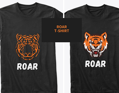 Roar t shirt Design