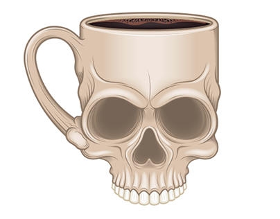 Cup shaped skull