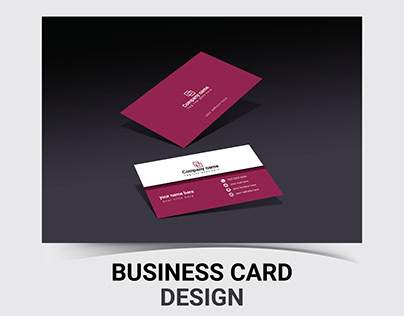 Corporate business card design.