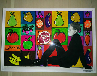 "Xavier Dolan in fruits"