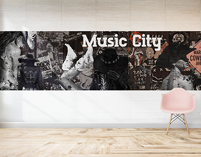 cowgirls music city mural