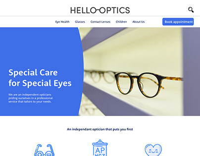 Opticians Website Pitch