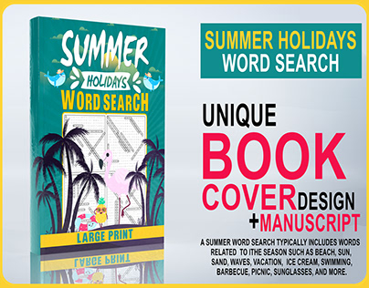 Summer Holidays Word Search Book Cover