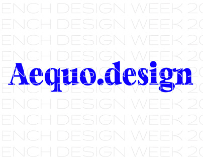 Aequo / French Design Week