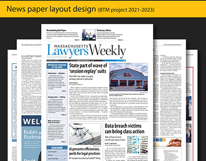 News paper layout design (BTM)