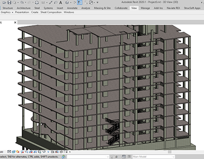 BIM Model of residential and a commercial building