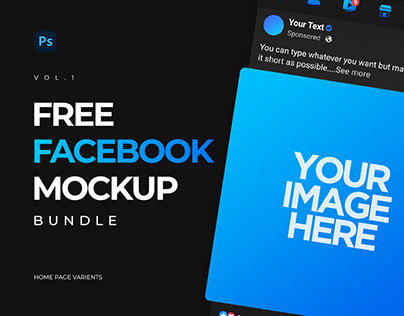Free Facebook Mockup Bundle | Free PSD