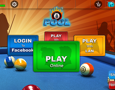Game Designing: 8 Ball Pool:Billiard Game UI/UX