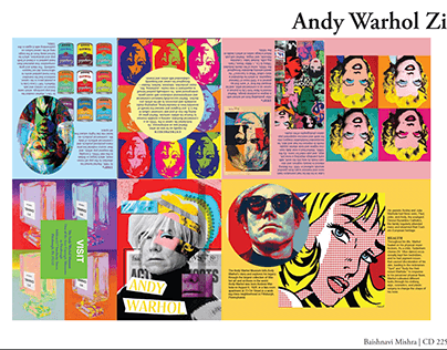 Andy Warhol Zine Design