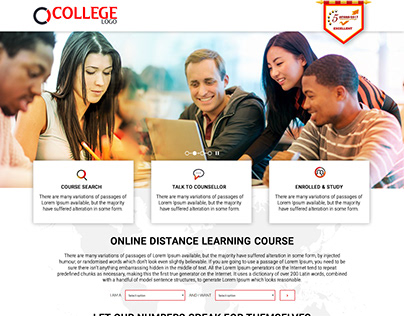 Online Distance Learning Website Design - Milligram IT
