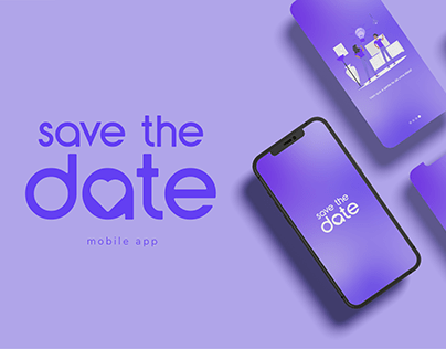 Save the Date - Mobile App (UI Design)