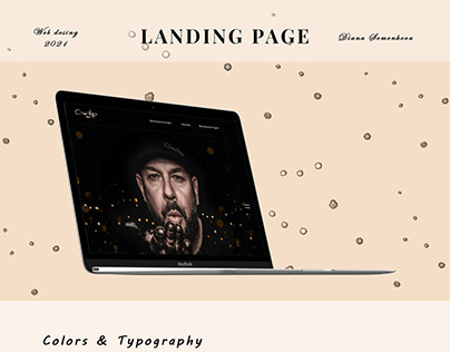 Artists landing page