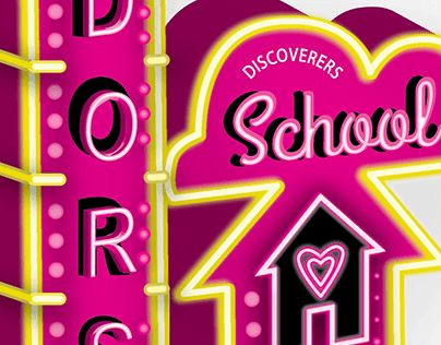 Project thumbnail - Neon School Logo and Accessories