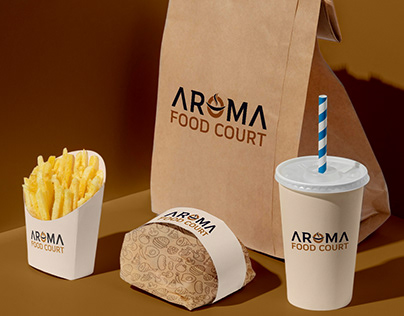 Aroma Food Court Branding