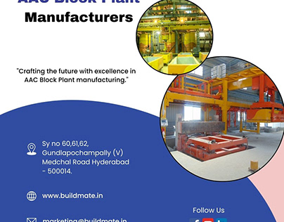 AAC Block Plant Manufacturers