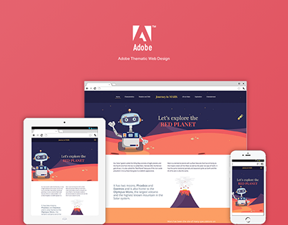 Adobe Mars: Thematic Web Design