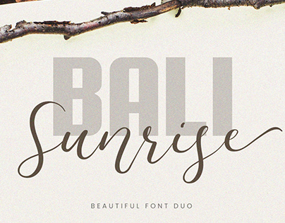 Bali Sunrise Font