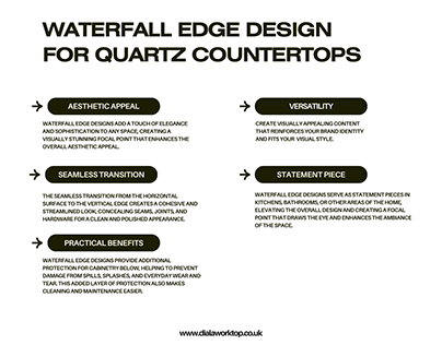 waterfall edge design