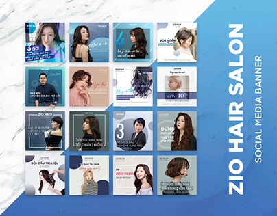 Zio Hair Salon - Social Media Banner