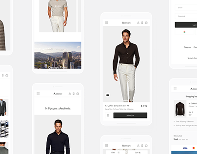 A.Design E - Commerce UX/UI Minimal Concept
