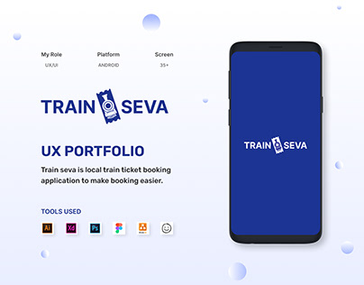 TRAIN SEVA (UX Design).
