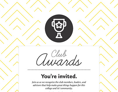 Club Awards invite