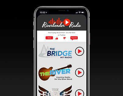 Riverbender Radio Branding