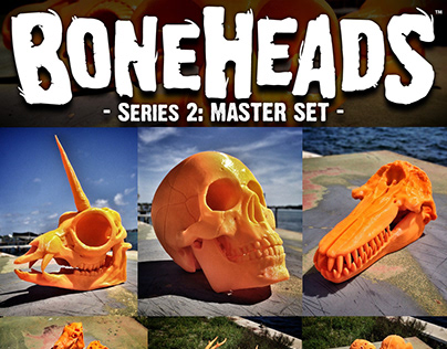 3D Kitbash BoneHeads