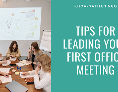 Tips for Leading Your First Office Meeting