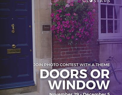 Doors or Windows photo contest invitation by Glostars