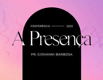 Fundo Pregação Conferência A Presença