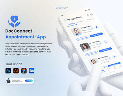 Doctor Appointment App UI/UX Case Study :)