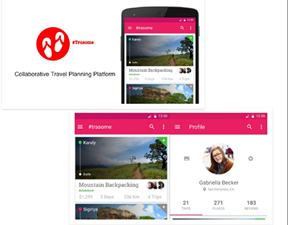 Trasome Travel Planning Mobile App