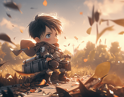 Attack on Titan Wallpapers with Psd + AI