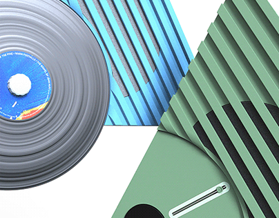 Tessellate Vinyl Record Player