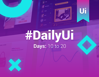 #DailyUi: 10 to 20