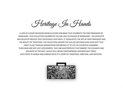 Heritage In Hands | A Luxury Handbag Collection