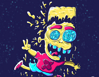 Falling Bart Simpson