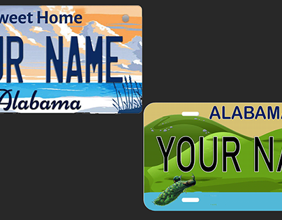 United Plates of America License Plate