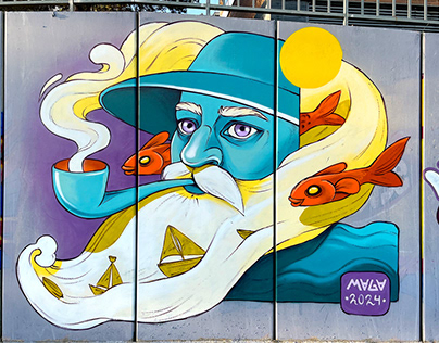Project thumbnail - The Fisherman Mural