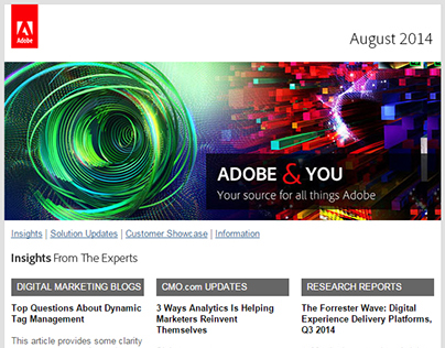 Adobe Newsletter