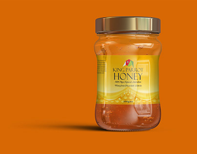Latest Honey Jar Bottle Mockup