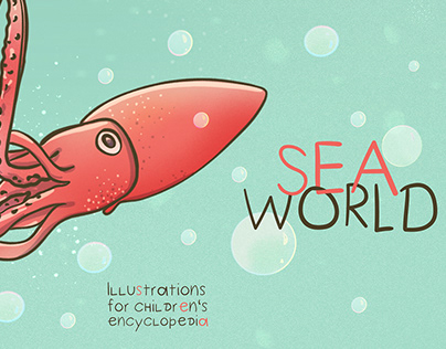 SEA WORLD: illustrations for children's book