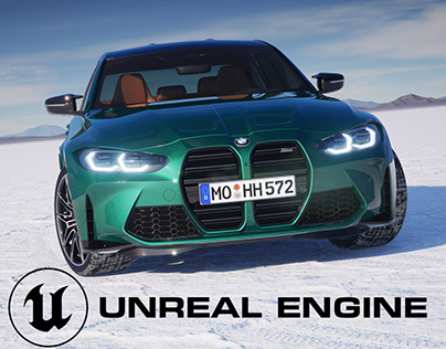 Project thumbnail - BMW M3 - Unreal Engine 5.2 | Full CGI