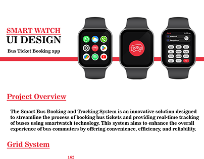 smart watch bus booking & tracking