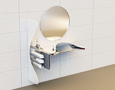 Bathroom for people with reduced mobility / 8h project