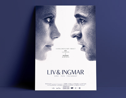 Documentary movie poster - Ingmar Bergman & Liv Ullman