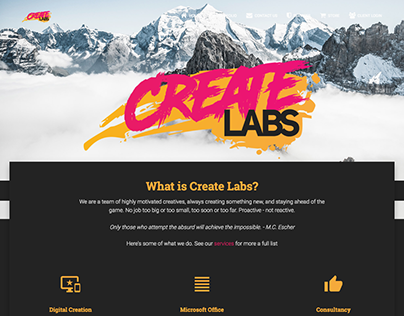 Create Labs branding/website